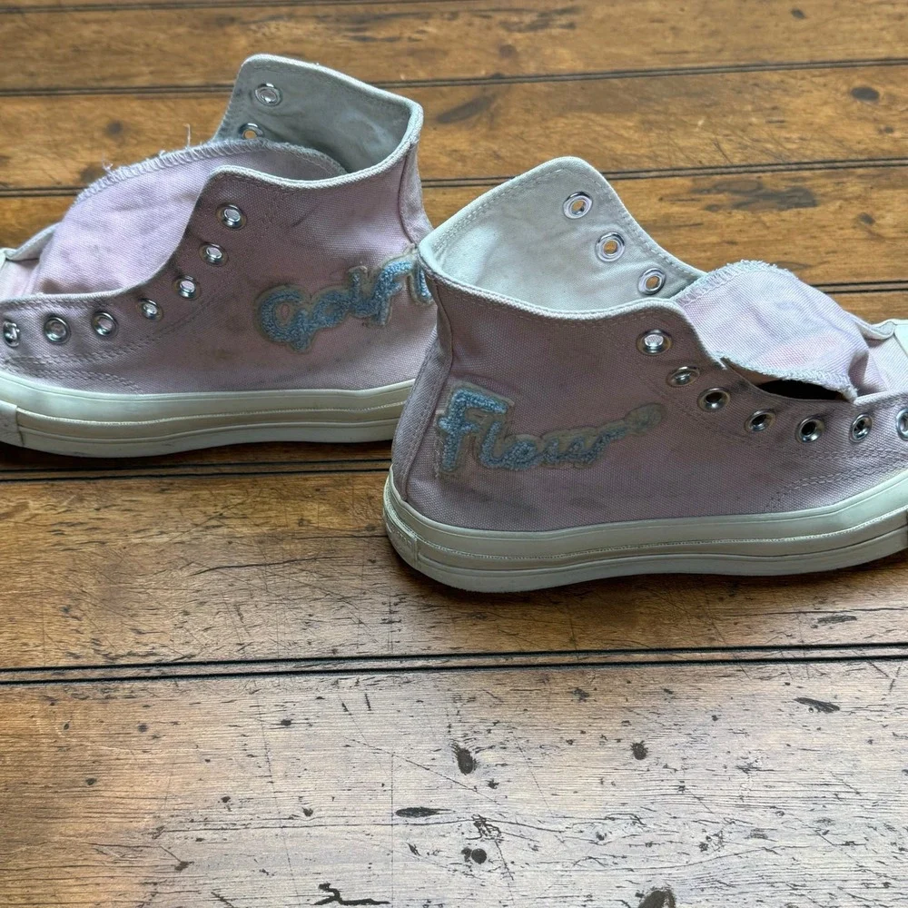Converse Golf le Fleur Chuck‎ 70 High Top Pink Chenille 167478C Mens 6 Womens 8